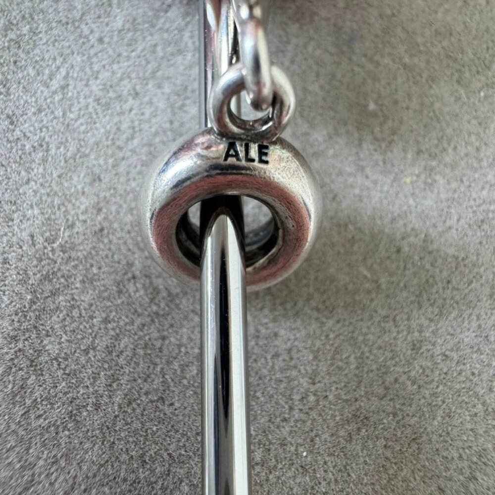 Genuine Pandora Icon Dangle Charm 925 Silver Engravable 791169 - Picture 6 of 6